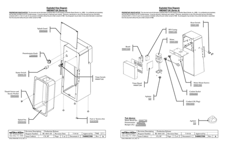 Part Location Diagram of 990097400 Hamilton Beach Reset Switch